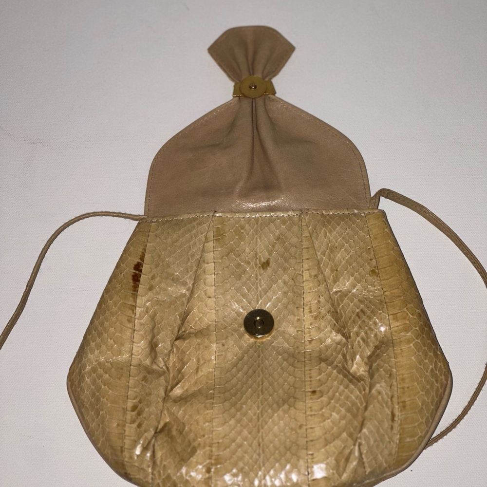 Vintage Python shoulder bag - image 3
